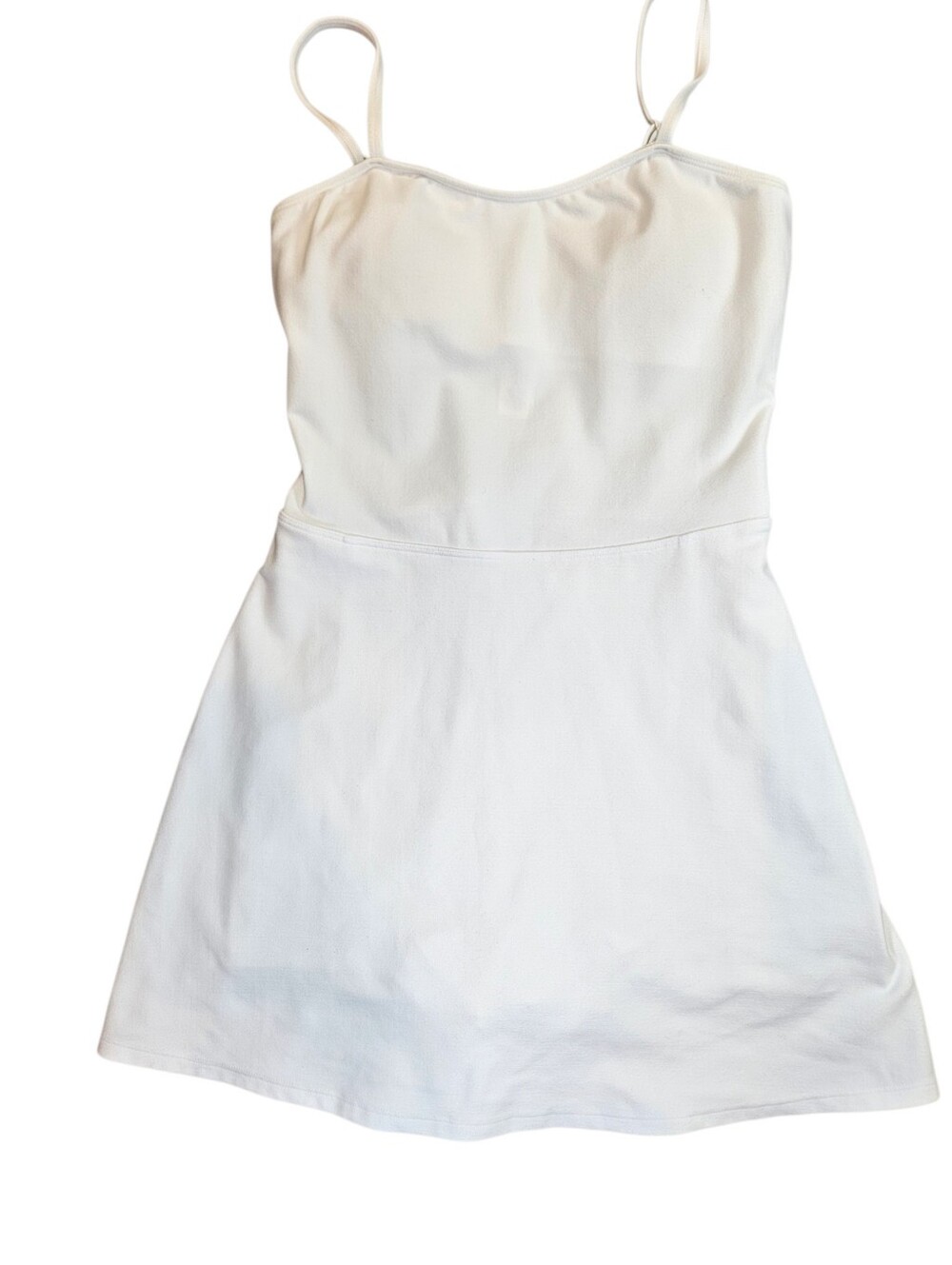 Alo Yoga Courtside Tennis Dress White Built In Shorts XS - Picture 11 of 14